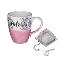 Load image into Gallery viewer, Birthstone Cup with Infuser &amp; Charm
