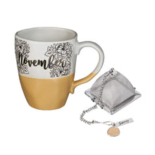 Load image into Gallery viewer, Birthstone Cup with Infuser &amp; Charm
