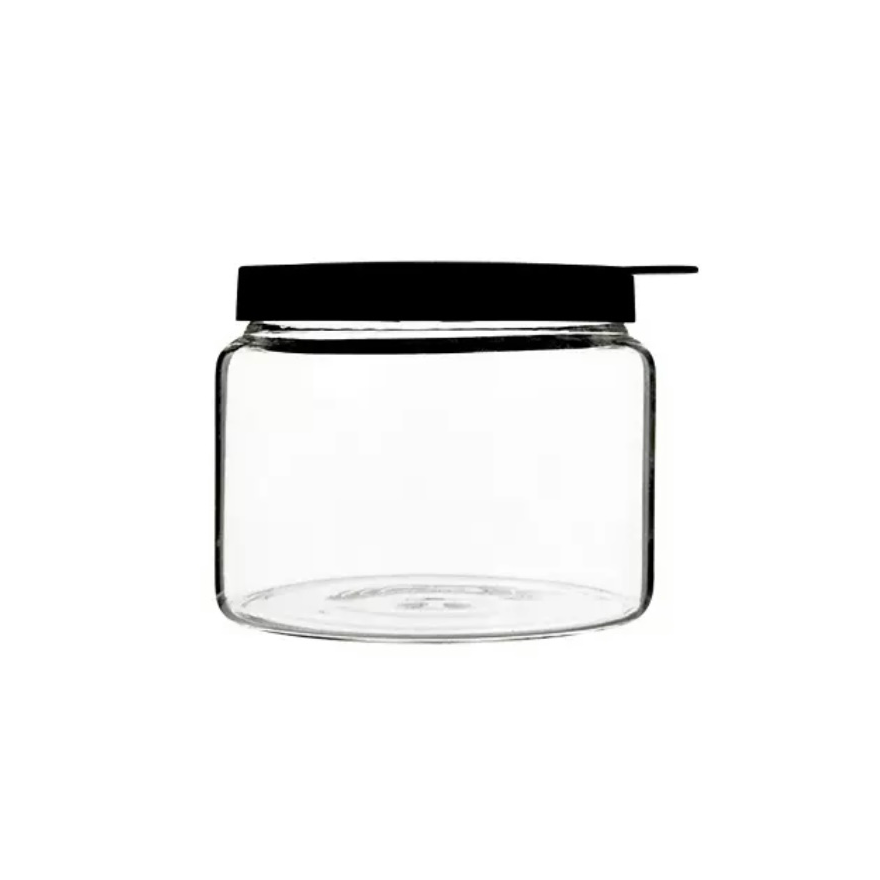 LINNEA Glass Jar with Silicon Lid Short