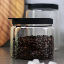 Load image into Gallery viewer, LINNEA Glass Jar with Silicon Lid Short
