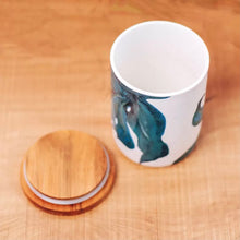 Load image into Gallery viewer, MIA Storage Canister with Acacia Lid Green Foliage
