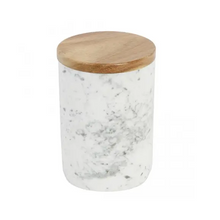 Load image into Gallery viewer, MIA Storage Canister with Acacia Lid Marble
