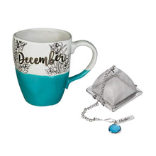 Load image into Gallery viewer, Birthstone Cup with Infuser &amp; Charm
