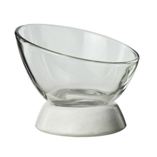 Load image into Gallery viewer, MAURITZ Glass Bowl with Marble Stand Big
