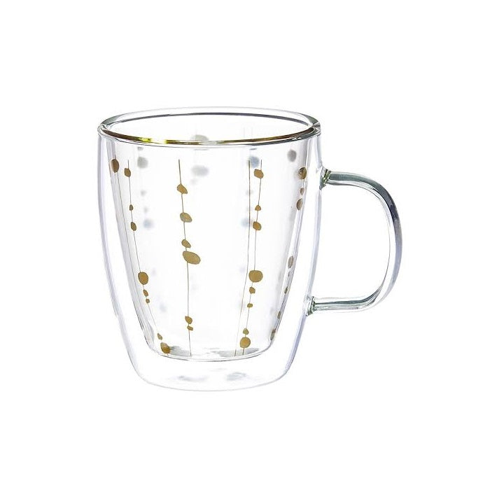 Glass Cafe Cup Sparkle