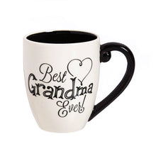 Load image into Gallery viewer, Black Ink Best Grandma Ever Cup
