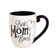 Load image into Gallery viewer, Black Ink Best Mom Ever Cup
