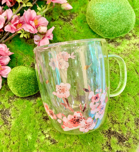 SAKURA Glass Cafe Cup