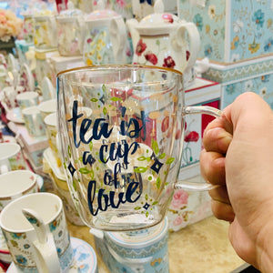 Glass Cafe Cup Cup of Tea