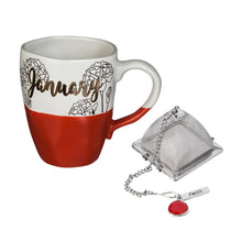 Load image into Gallery viewer, Birthstone Cup with Infuser &amp; Charm
