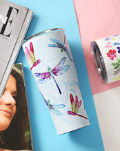 Load image into Gallery viewer, REFRESH Beverage Cup Dragonflies
