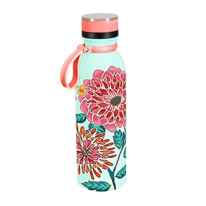 REFRESH Traveler Floral Garden Mint Teal