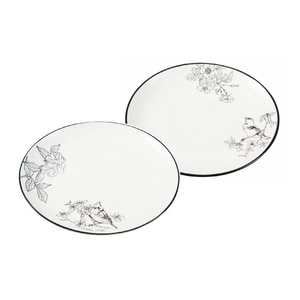 Sketchbook Bird Set of 2 Dinner Plate