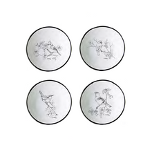 Load image into Gallery viewer, Sketchbook Birds Set of 4 Sauce Dish
