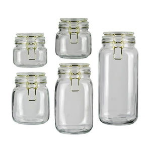 DANIQUE Glass Jar Set