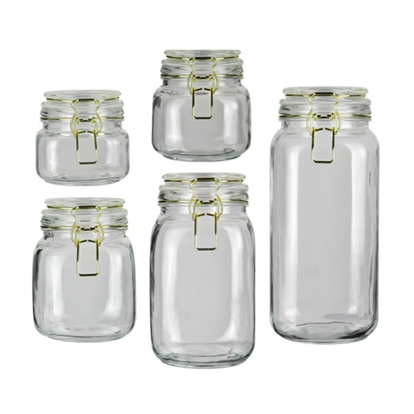 DANIQUE Glass Jar Set