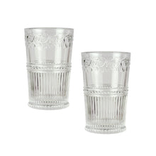 Load image into Gallery viewer, Leaf Line Rustic Set of 2 Tall Glass

