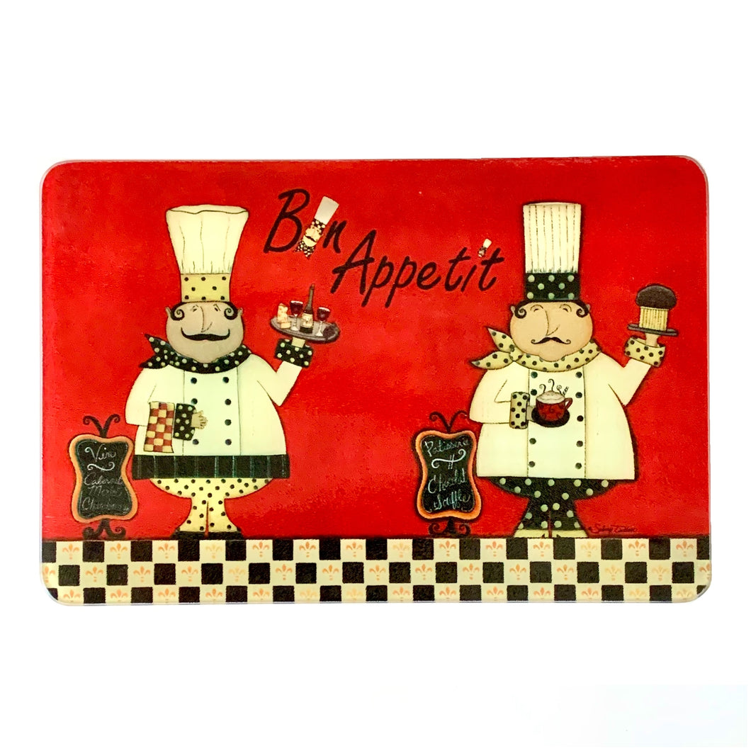 REMI Glass Cutting Board Bon Appetit Chefs
