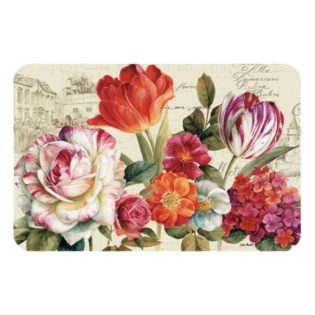 REMI Glass Cutting Board Garden View