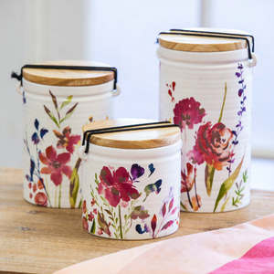 NADIA Canister Set Watercolor Boho