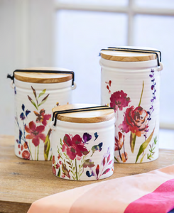 NADIA Canister Set Watercolor Boho