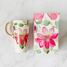 Load image into Gallery viewer, Perfect Latte Cup Pink Floral Dream
