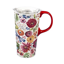 Load image into Gallery viewer, Perfect Latte Cup Blooms &amp; Butterflies
