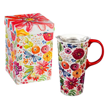 Load image into Gallery viewer, Perfect Latte Cup Blooms &amp; Butterflies
