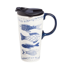Load image into Gallery viewer, Perfect Cup Inky Blue Fish
