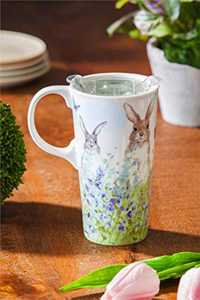 Perfect Latte Cup Bunnies In The Meadow