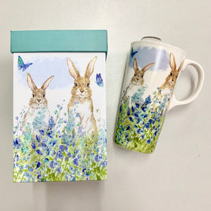 Perfect Latte Cup Bunnies In The Meadow