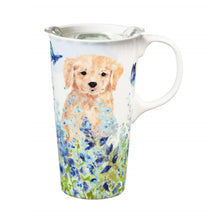 Load image into Gallery viewer, Perfect Latte Cup Puppies In The Meadow
