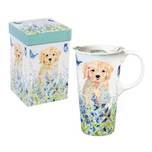 Load image into Gallery viewer, Perfect Latte Cup Puppies In The Meadow
