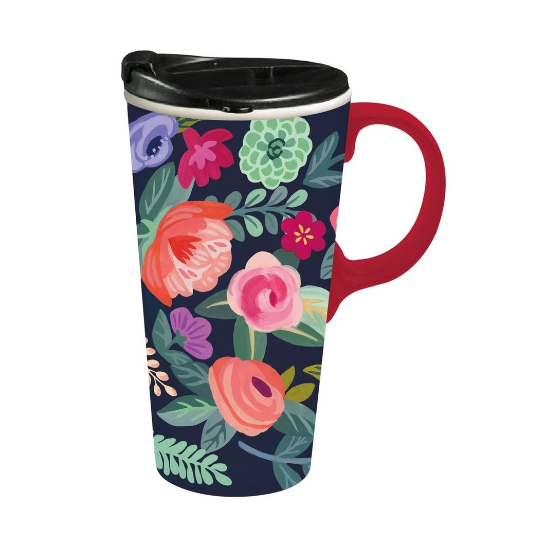 Perfect Cup Midnight Floral Garden
