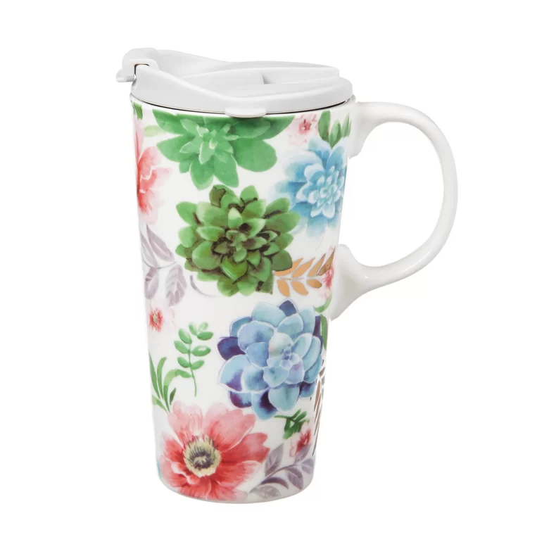 Perfect Cup Fresh Succulents