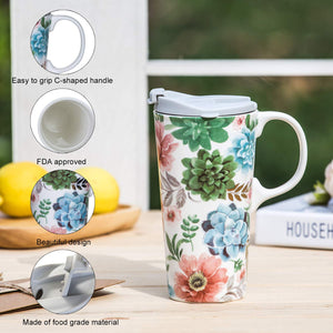 Perfect Cup Fresh Succulents
