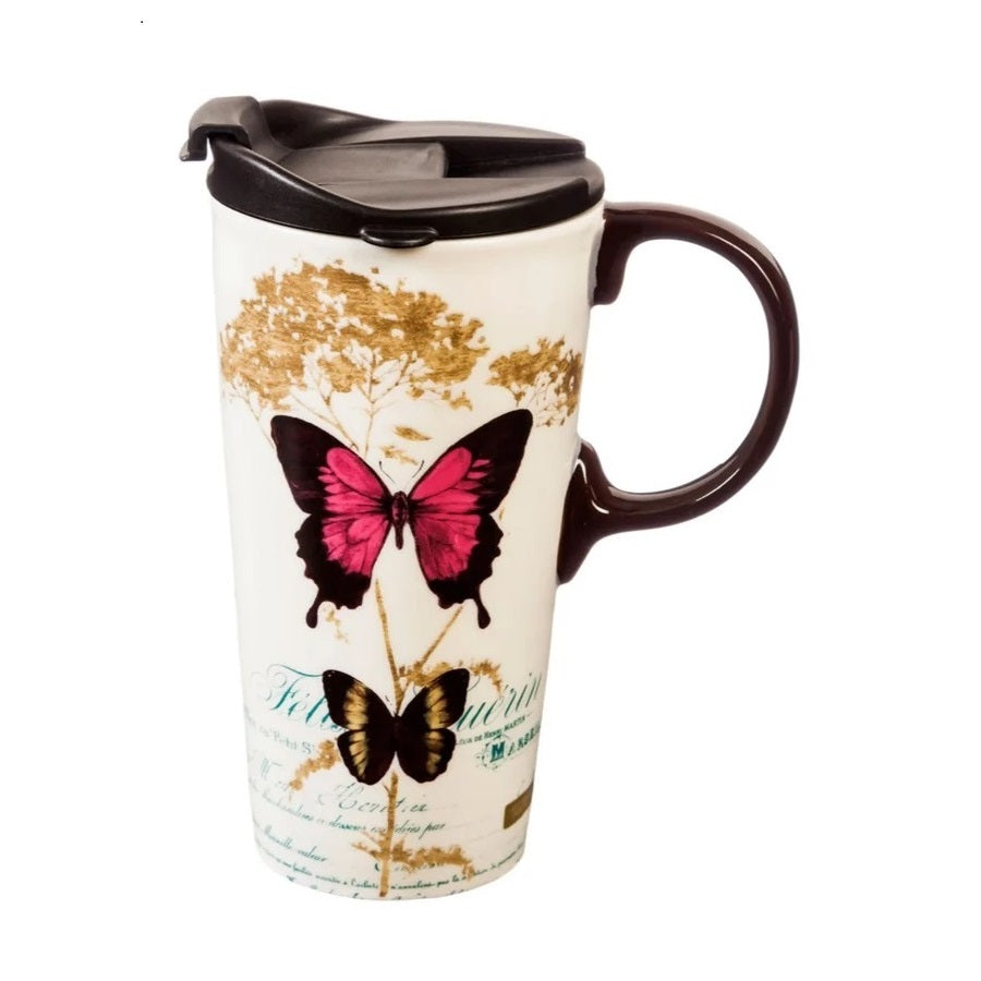 Perfect Cup Gold Leaf Butterfly
