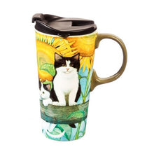 Load image into Gallery viewer, Perfect Cup Sunflower Kittens
