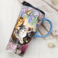Load image into Gallery viewer, Perfect Cup Kittens &amp; Flowers
