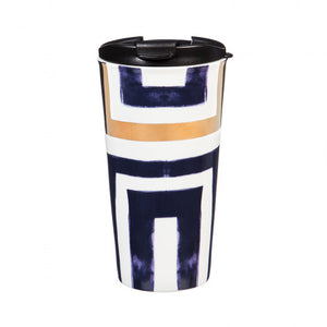 Perfect Cup Blue & Gold Stripes