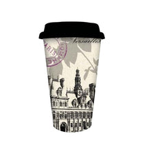 Load image into Gallery viewer, AUDREY Double Wall Coffee Cup with Silicon Lid
