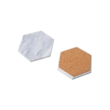 KARI Marble Coasters Hexagon