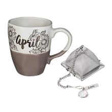 Load image into Gallery viewer, Birthstone Cup with Infuser &amp; Charm
