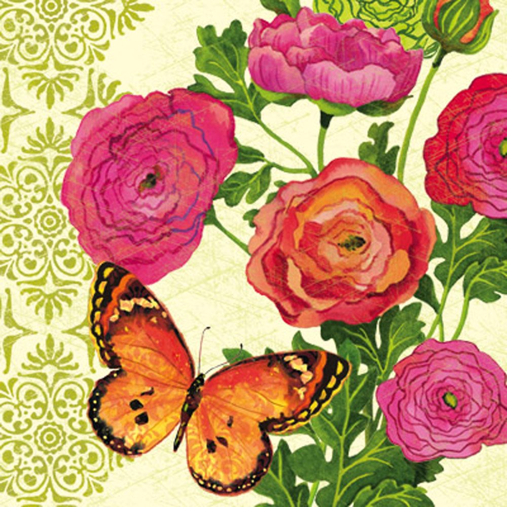Paper Cocktail Napkin Botanica