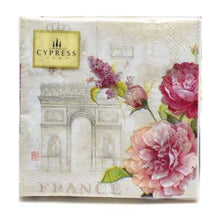 Load image into Gallery viewer, Paper Cocktail Napkin French Lilacs
