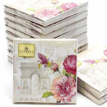 Load image into Gallery viewer, Paper Cocktail Napkin French Lilacs
