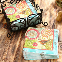 Load image into Gallery viewer, Paper Cocktail Napkin Nature&#39;s Garden
