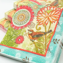 Load image into Gallery viewer, Paper Cocktail Napkin Nature&#39;s Garden
