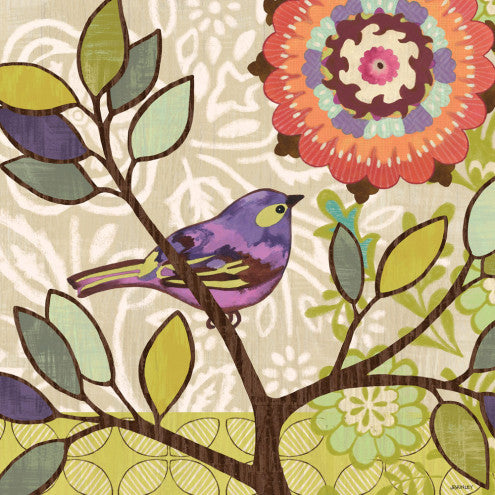 Paper Cocktail Napkin Bird Bliss