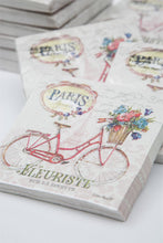 Load image into Gallery viewer, Paper Cocktail Napkin Paris Postcard
